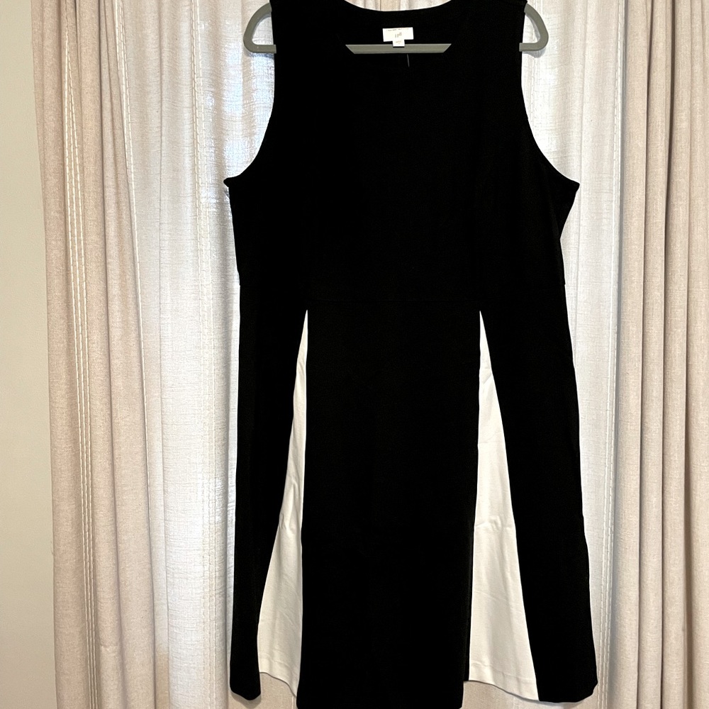 NWT J. Jill fit and flare midi tank top dress